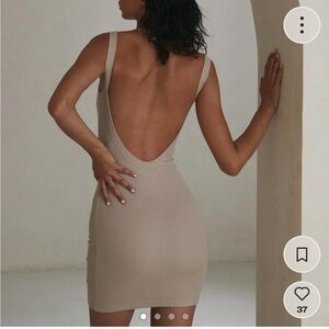 Clyque backless dress